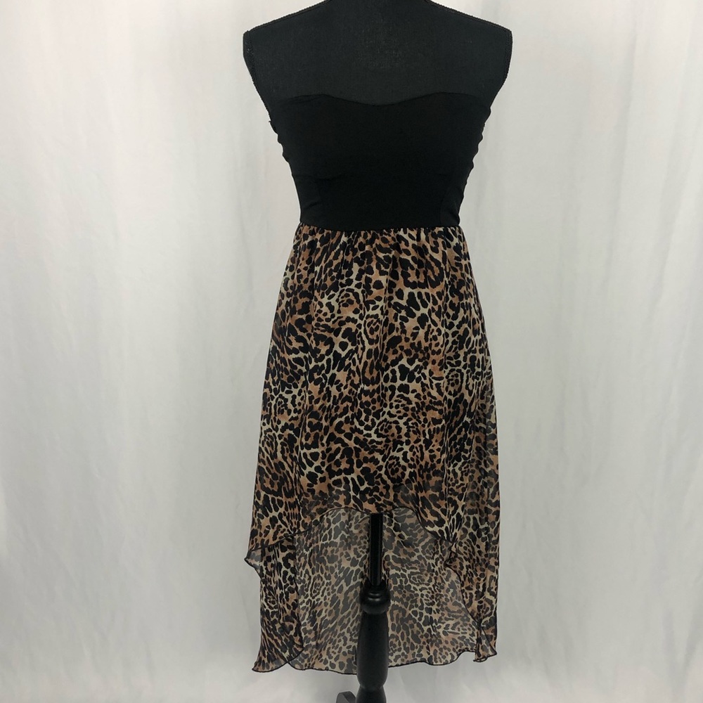 WET SEAL strapless high low dress